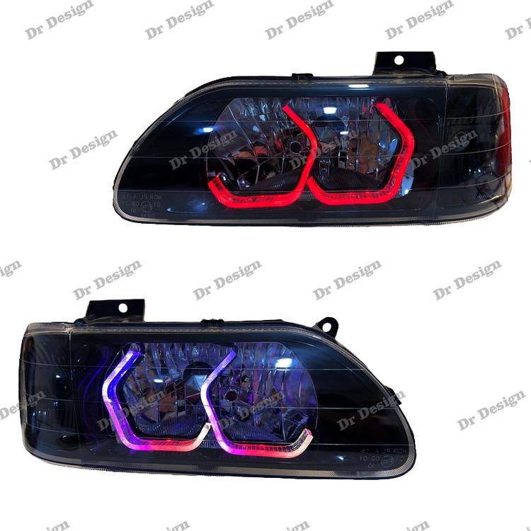 چراغ جلو اسپرت پراید طرح آی 8 فولکالر