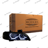 چراغ جلو اسپرت پارس مدرن طرح Bmw سفید داخل مشکی