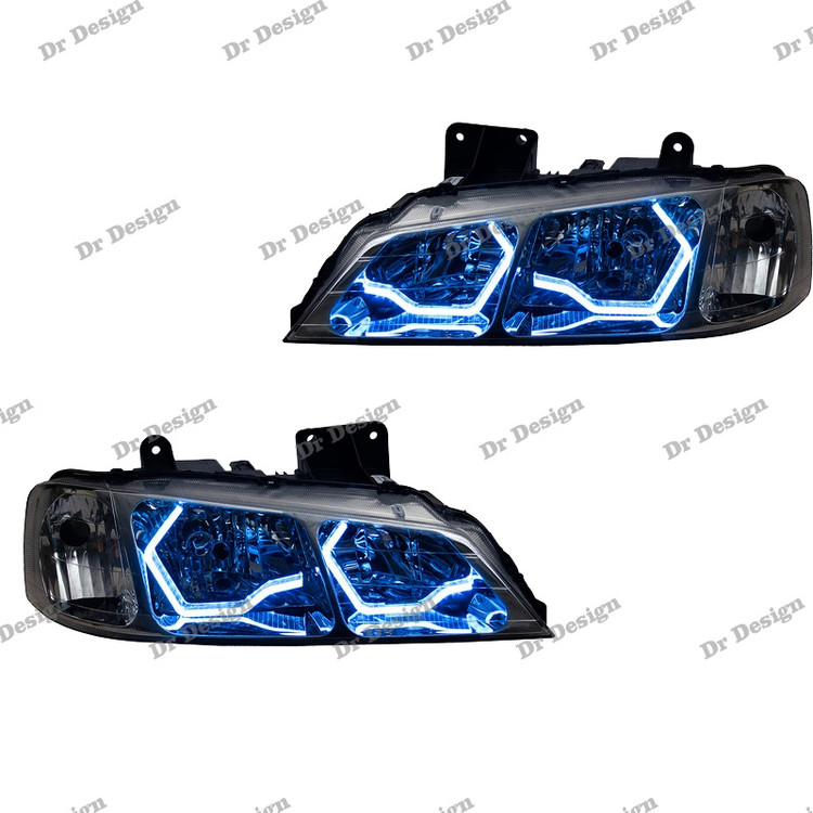 چراغ جلو اسپرت پارس طرح Bmw آبی یخی