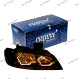 چراغ جلو اسپرت پارس کروز طرح Bmw طلایی داخل مشکی