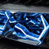 چراغ جلو اسپرت پارس طرح Bmw آبی یخی