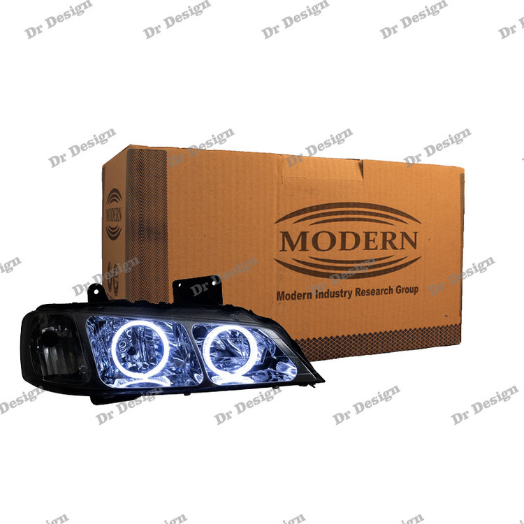 چراغ جلو اسپرت پارس مدرن طرح حلقه سه بعدی سفید