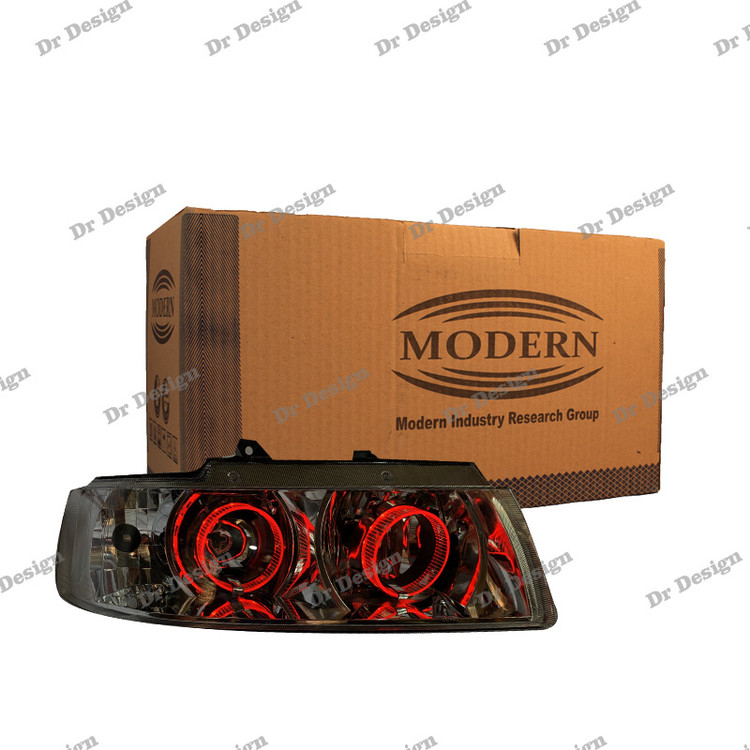 چراغ اسپرت سمند مدرن طرح حلقه سه بعدی قرمز