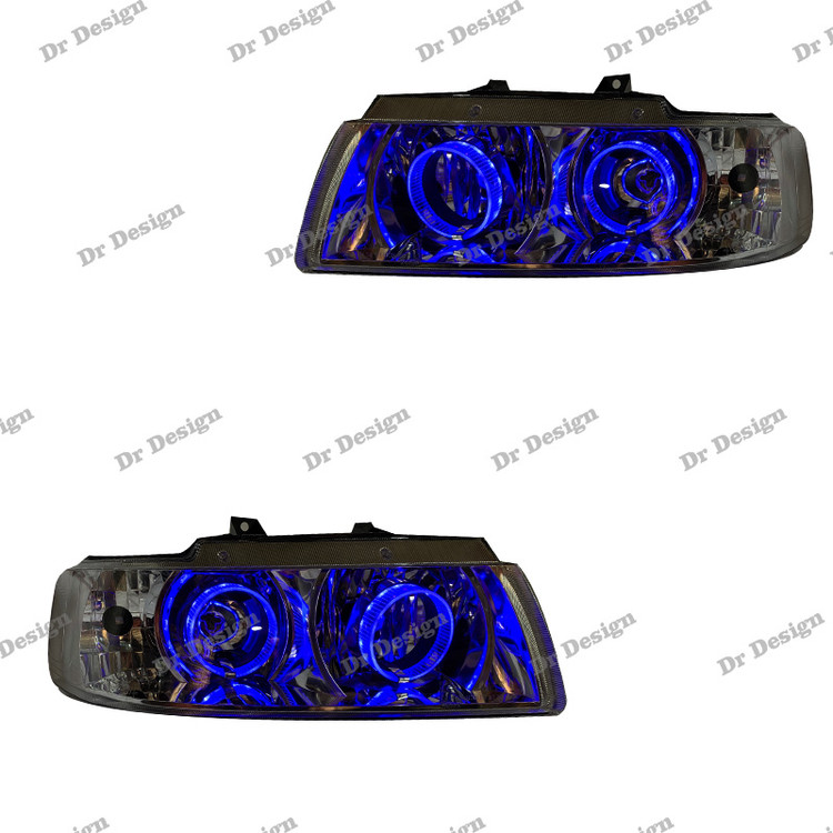 چراغ اسپرت سمند طرح حلقه سه بعدی آبی