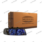 چراغ اسپرت سمند مدرن طرح حلقه سه بعدی سفید