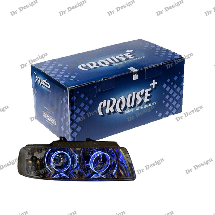 چراغ اسپرت سمند کروز طرح حلقه سه بعدی سفید