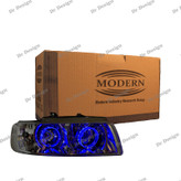 چراغ اسپرت سمند مدرن طرح حلقه سه بعدی آبی