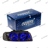 چراغ اسپرت سمند کروز طرح حلقه سه بعدی آبی