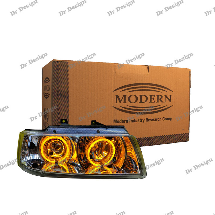 چراغ اسپرت سمند مدرن طرح حلقه سه بعدی انبه ای