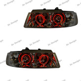 چراغ اسپرت سمند طرح حلقه سه بعدی قرمز