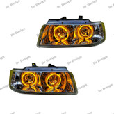 چراغ اسپرت سمند طرح حلقه سه بعدی انبه ای