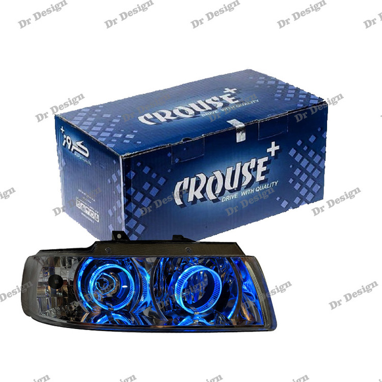 چراغ اسپرت سمند کروز طرح حلقه سه بعدی آبی یخی