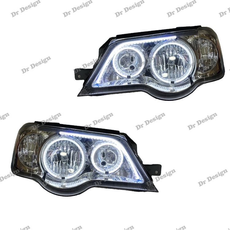 چراغ جلو اسپرت پراید طرح سفید