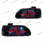 چراغ جلو اسپرت پراید طرح ضربان قرمز