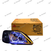 چراغ جلو اسپرت ال نود جمع ساز طرح هگزا سفید یخی