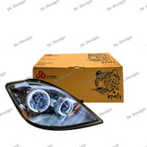 چراغ جلو اسپرت جمع ساز تیبا طرح حلقه گلس سه بعدی سفید