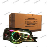 چراغ جلو اسپرت پراید مدرن طرح توربو فولکالر داخل مشکی