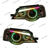 چراغ جلو اسپرت پراید طرح توربو فولکالر داخل مشکی