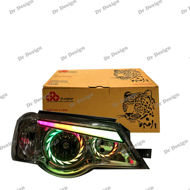 چراغ جلو اسپرت پراید جمع ساز طرح توربو فولکالر