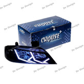 چراغ جلو اسپرت پارس کروز طرح لامبورگینی سفید