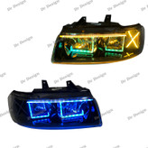 چراغ جلو اسپرت سمند طرح ال فولکالر دو حالته