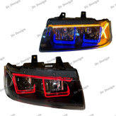 چراغ جلو اسپرت سمند طرح ال فولکالر دو حالته