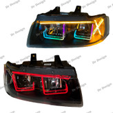 چراغ جلو اسپرت سمند طرح ال فولکالر دو حالته