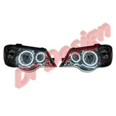 چراغ جلو اسپرت پراید طرح حلقه نعون سفید