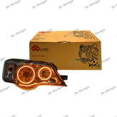 چراغ جلو اسپرت پراید جمع ساز طرح حلقه نعون انبه ای