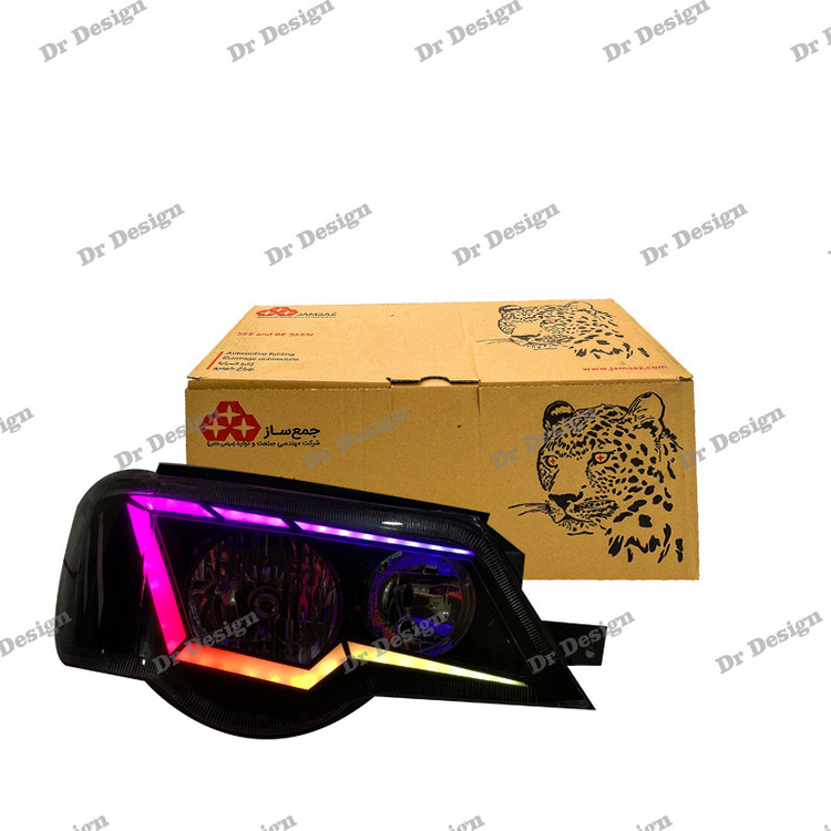چراغ جلو اسپرت پراید جمع ساز طرح آواتار فولکالر