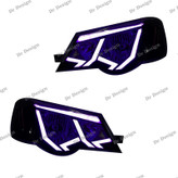 چراغ جلو اسپرت پراید مدل لامبورگینی سفید