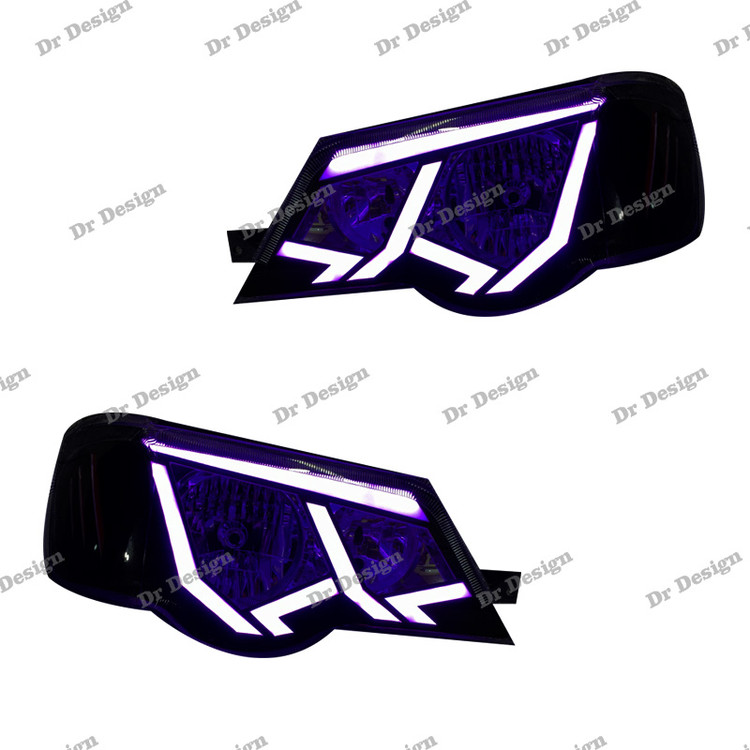 چراغ جلو اسپرت پراید مدل لامبورگینی سفید