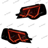 چراغ جلو اسپرت پراید مدل لامبورگینی قرمز