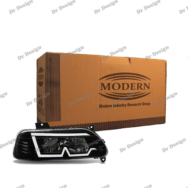 چراغ جلو اسپرت پراید مدرن طرح M سفید