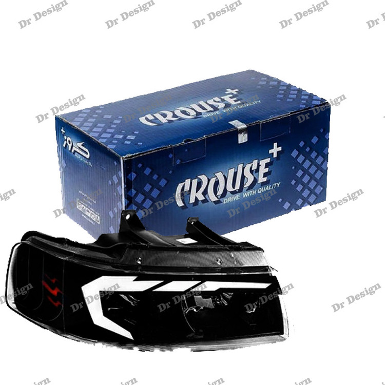 چراغ جلو اسپرت سمند کروز طرح ویلد سفید