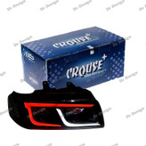 چراغ جلو اسپرت سمند کروز طرح آبشاری سفید قرمز