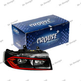 چراغ جلو اسپرت سمند کروز طرح دوج قرمز