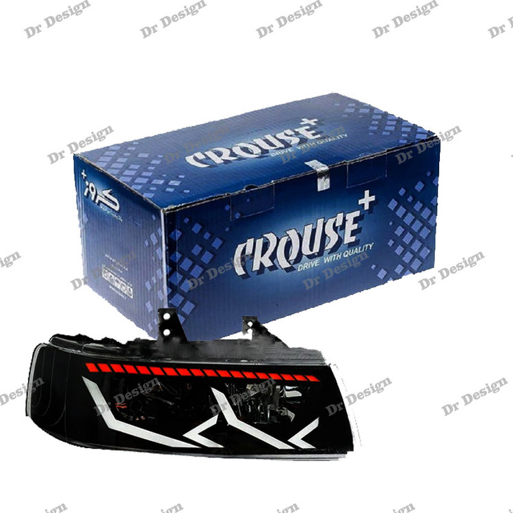 چراغ جلو اسپرت سمند کروز طرح لامبورگینی داخل مشکی