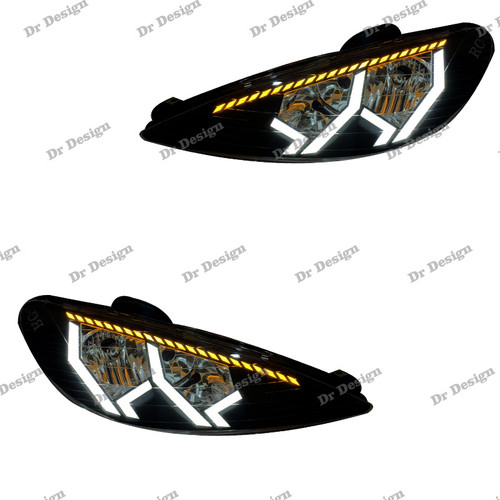 چراغ جلو اسپرت 206 طرح لامبورگینی