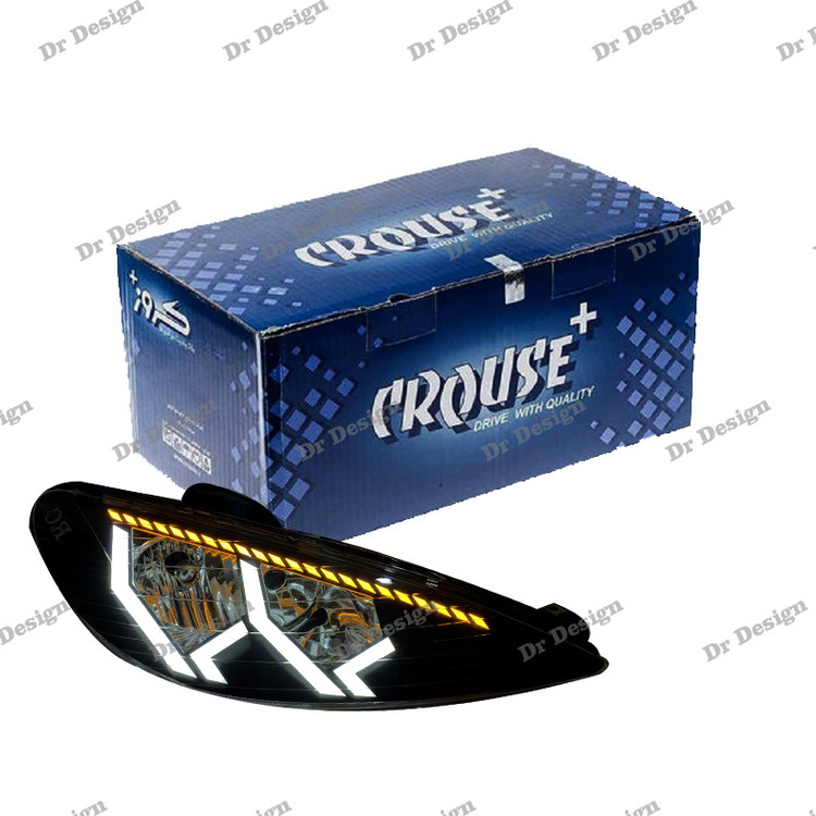 چراغ جلو اسپرت 206 کروز طرح لامبورگینی