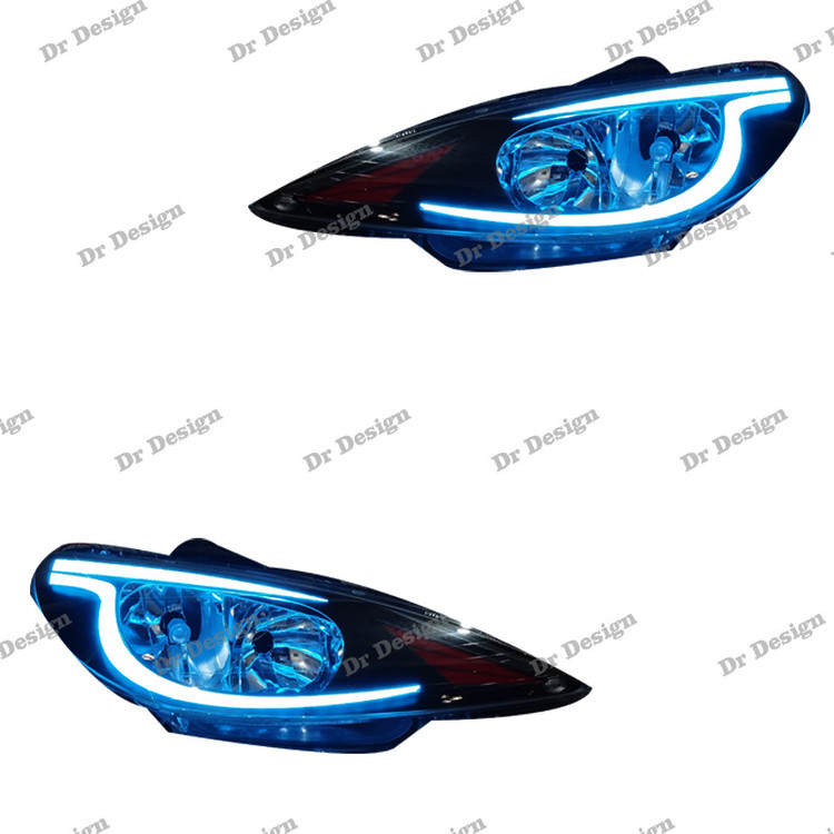 چراغ جلو اسپرت 206 طرح سوبارو فولکالر