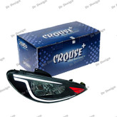 چراغ جلو اسپرت 206 کروز طرح سوبارو سفید