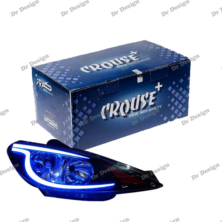 چراغ جلو اسپرت 206 کروز طرح سوبارو فولکالر