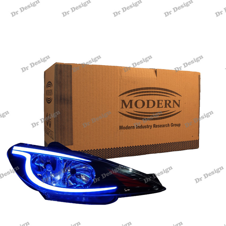 چراغ جلو اسپرت 206 مدرن طرح سوبارو فولکالر