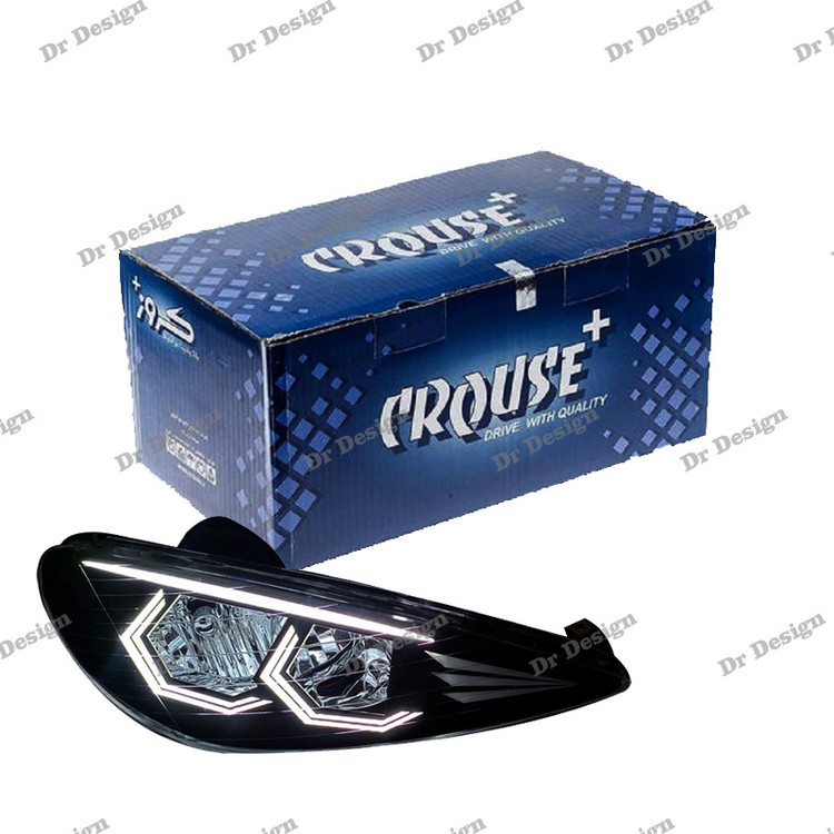 چراغ جلو اسپرت 206 کروز طرح هگزا سفید