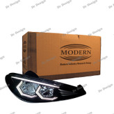 چراغ جلو اسپرت 206 مدرن طرح هگزا سفید