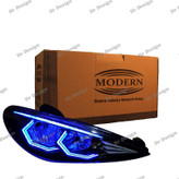 چراغ جلو اسپرت 206 مدرن طرح هگزا آبی