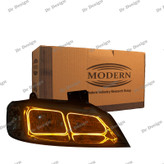 چراغ جلو اسپرت پارس مدرن طرح نعون کادری انبه ای