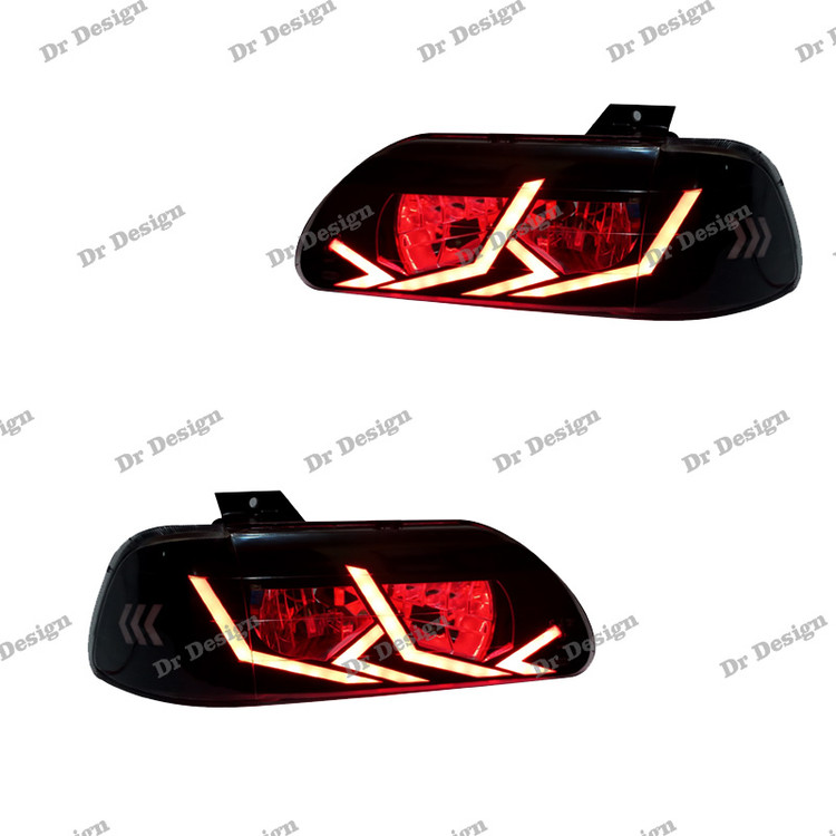 چراغ جلو اسپرت پراید طرح لامبورگینی قرمز