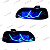 چراغ جلو اسپرت پراید طرح لامبورگینی آبی